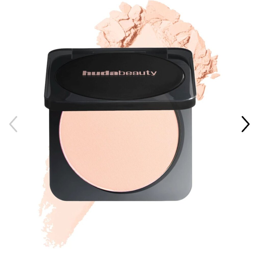 HUDA Easy Bake Airbrush Matte Pressed Setting Powder - PEACH CUPCAKE